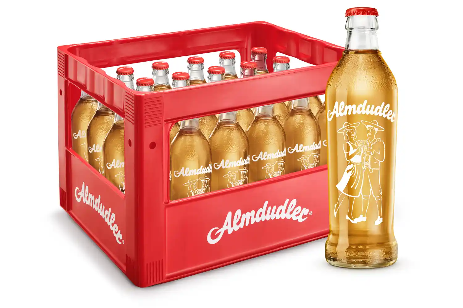 eine kiste almdudler original