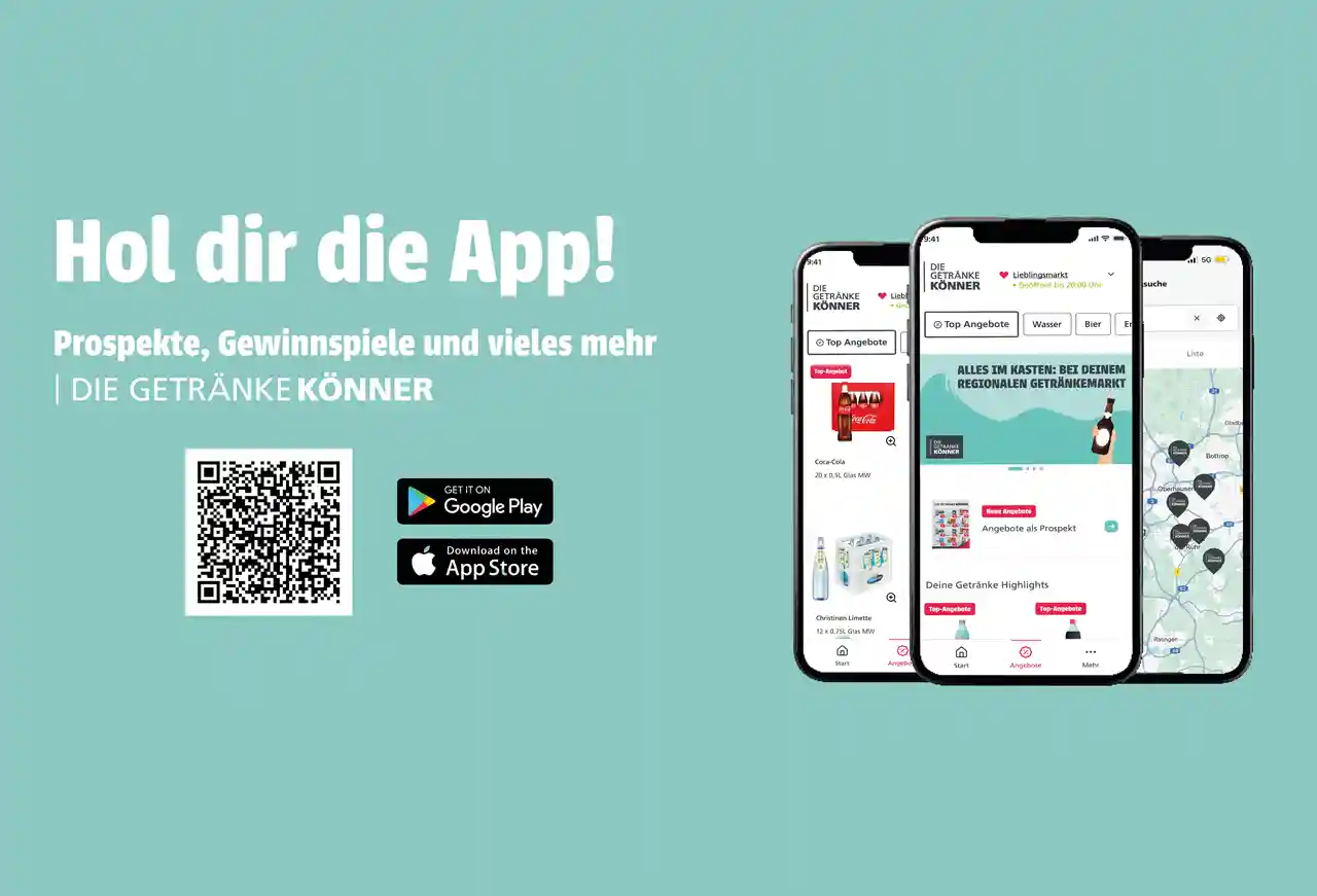 screenshots getr&auml;nkek&ouml;nner app